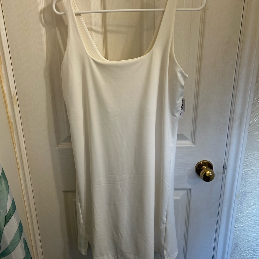 Old Navy White Athletic Dress